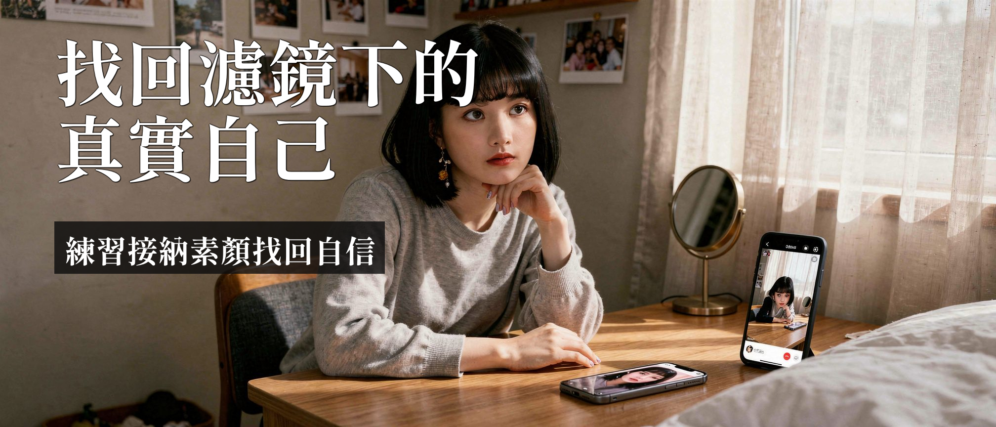 濾鏡焦慮｜濾鏡焦慮是什麼？5個練習找回真實自信