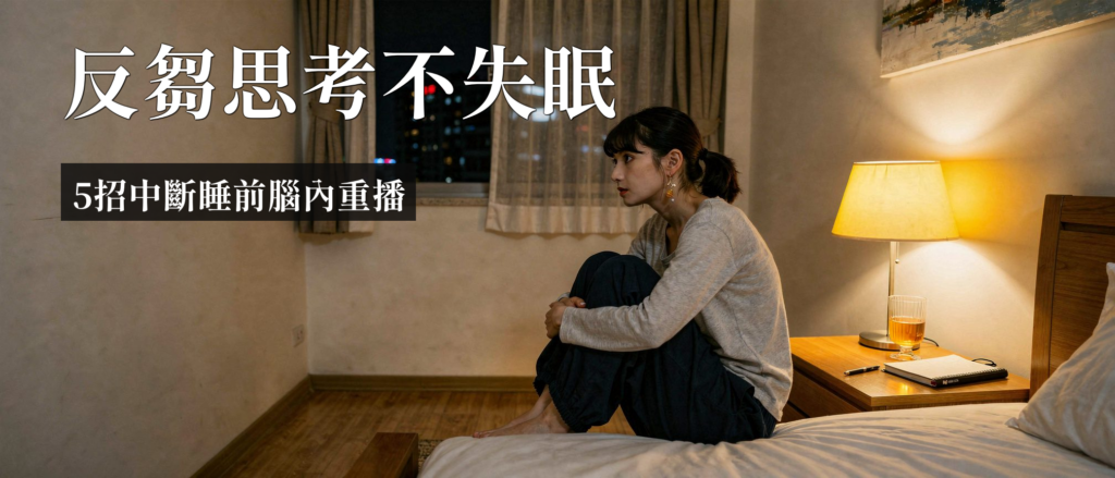 反芻思考|反芻思考睡不著?5招中斷腦內重播找回好眠